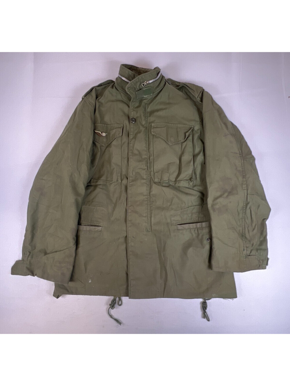 Vintage Military M-65 Field Jacket Men's Small Regular Olive Green Cold Weather